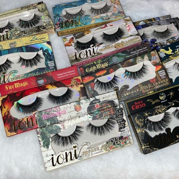 Assorted Lot Of New Ioni 3D Faux Mink Lashes Wispy Dramatic Lot Of 10 - Picture 7 of 9